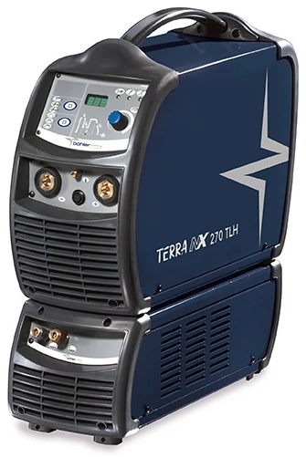 Böhler TERRA NX 270 TLH, zestaw wodny, spawarka TIG, widok z przodu, Spawlab