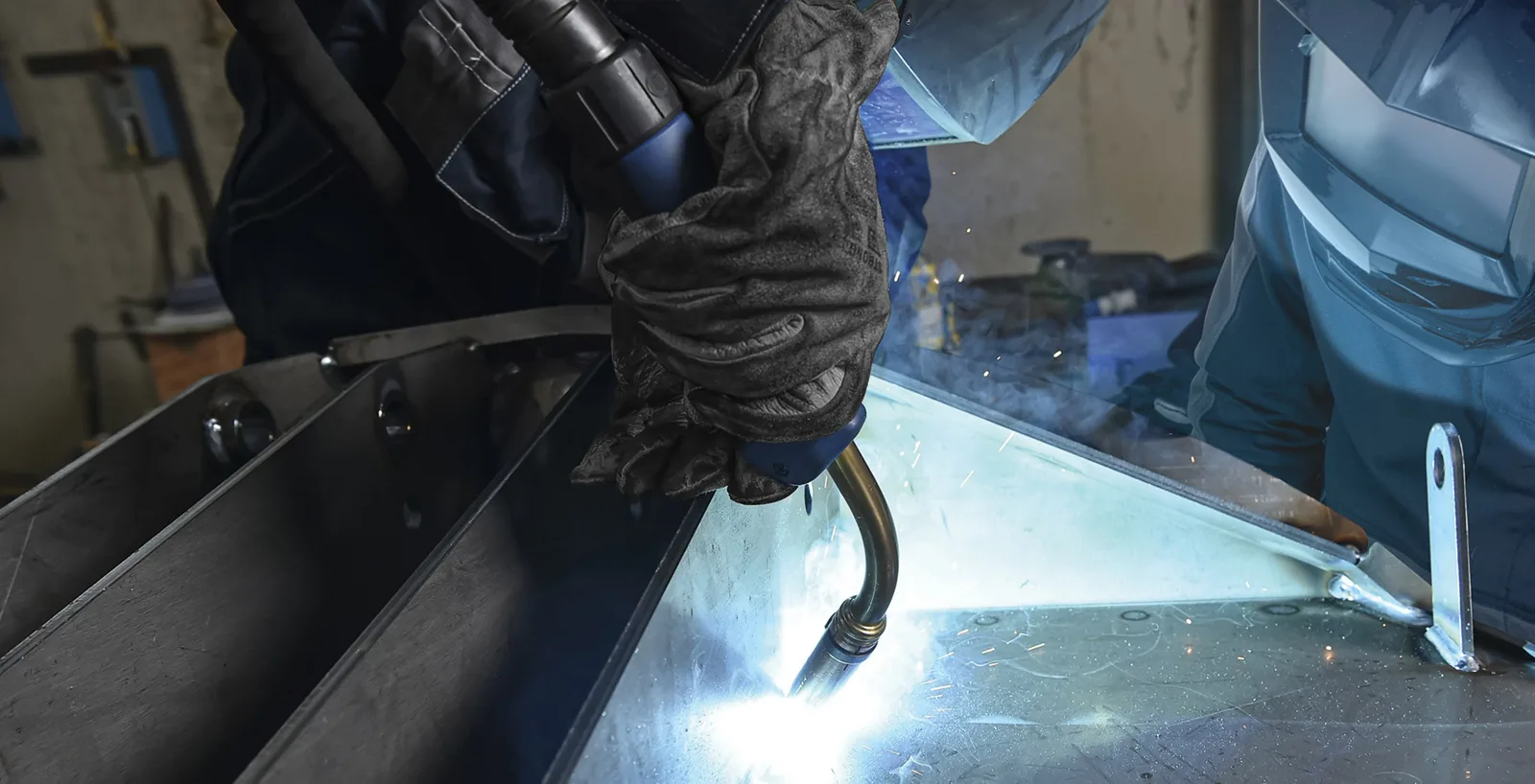 Böhler TERRA NX 320 TLH, zestaw wodny, w pracy, Spawlab