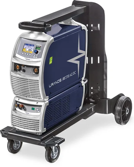 Böhler URANOS NX 2700 AC/DC, zestaw wodny, spawarka TIG, widok z przodu, Spawlab
