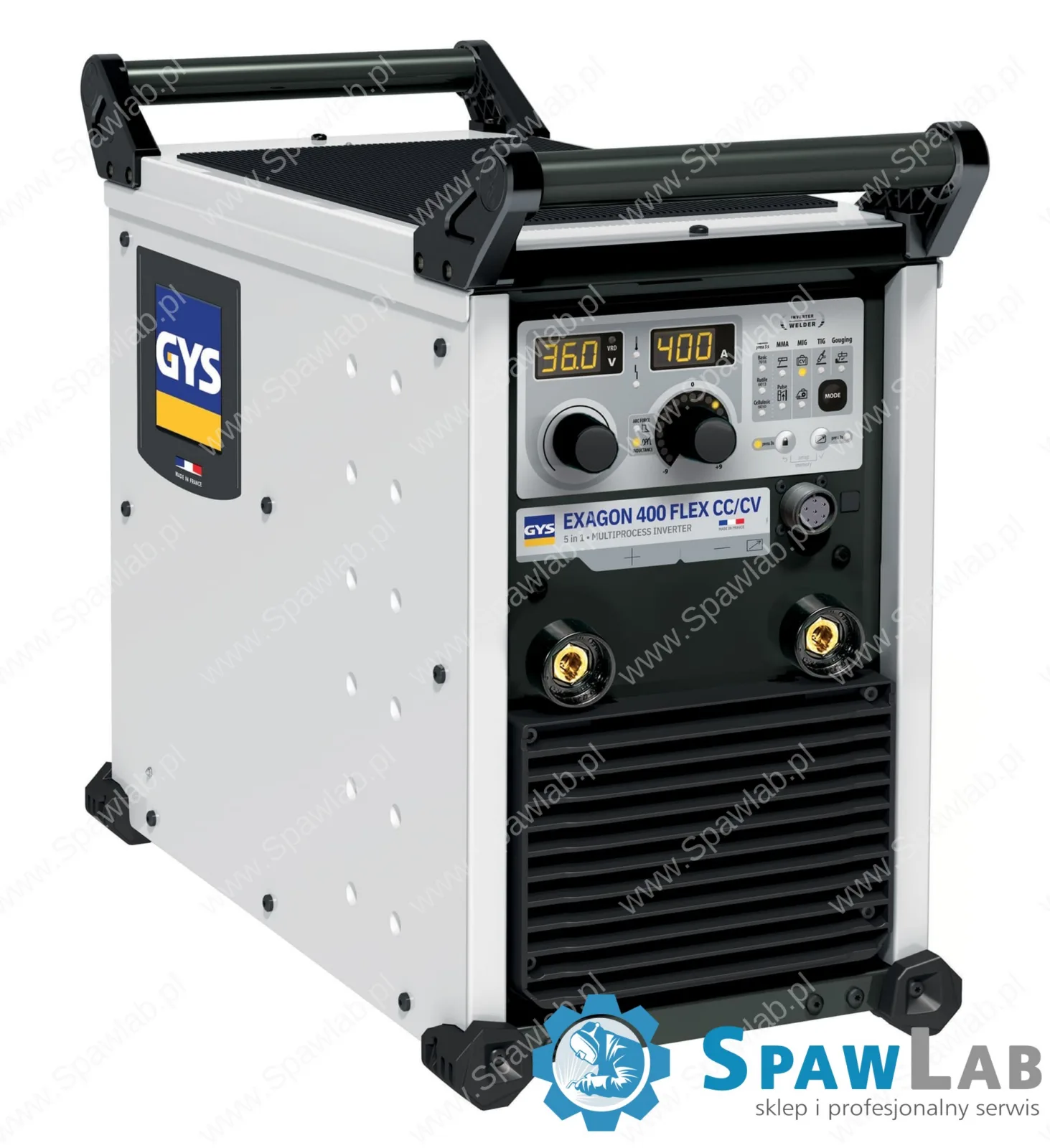 GYS EXAGON 400 FLEX CC/CV (bez akcesoriów), spawarka wieloprocesowa, nowa, Spawlab