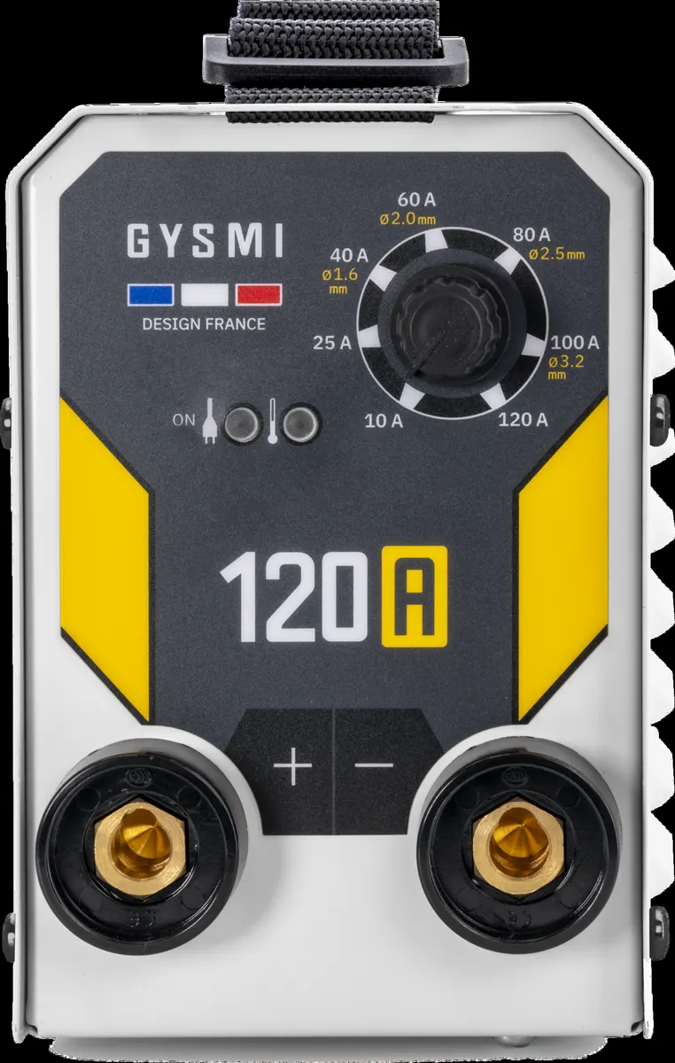 GYS GYSMI 120A w walizce, panel sterowania, Spawlab