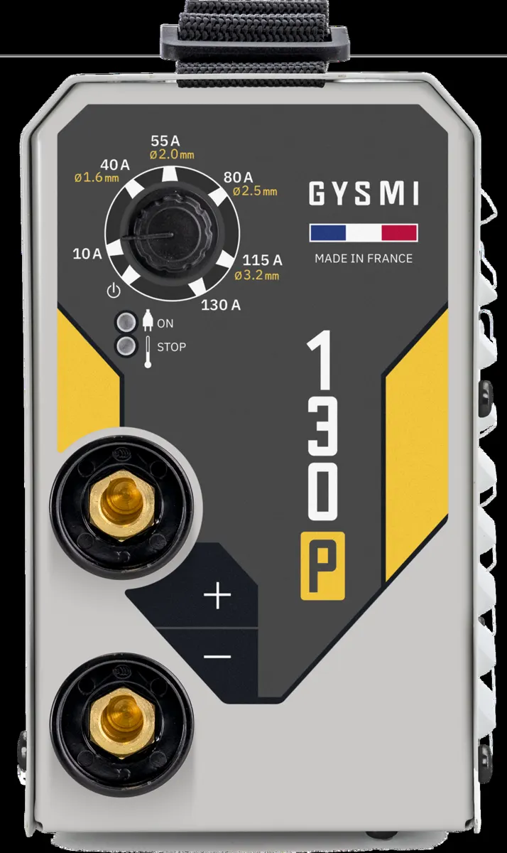 GYS GYSMI 130 P w walizce, panel sterowania, Spawlab
