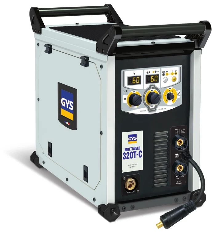 GYS MULTIWELD 320T-C (z akcesoriami), widok z przodu, Spawlab