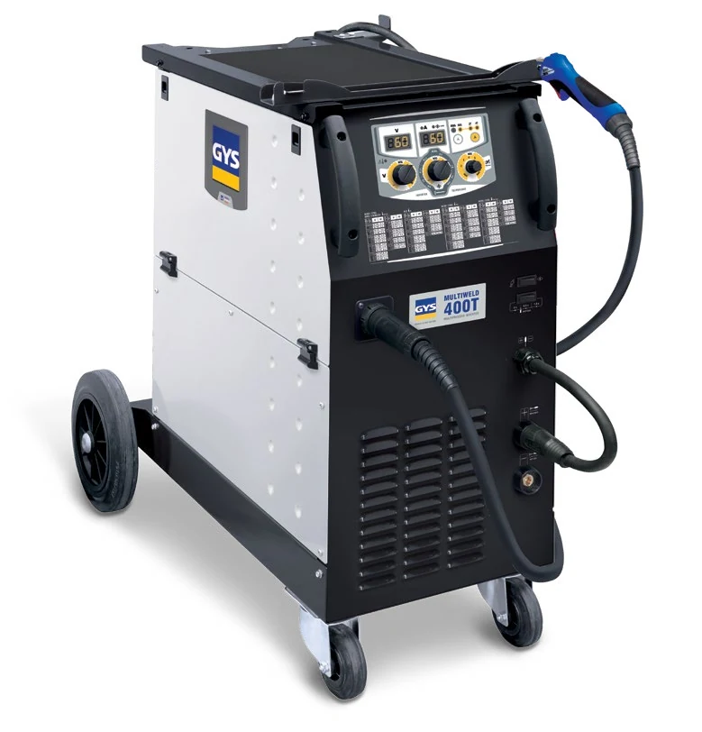 GYS MULTIWELD 400T (z akcesoriami), widok z przodu, Spawlab