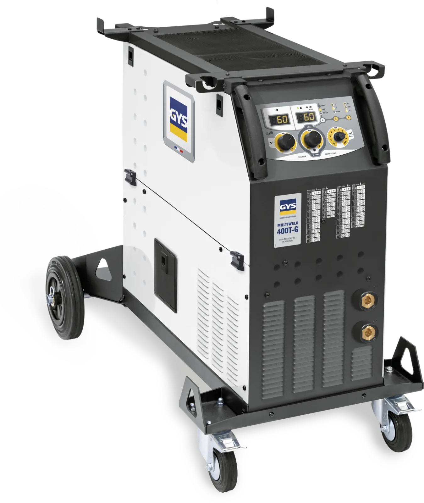 GYS Pakiet MULTIWELD 400T G 1, spawarka MIG/MAG, widok z przodu, Spawlab