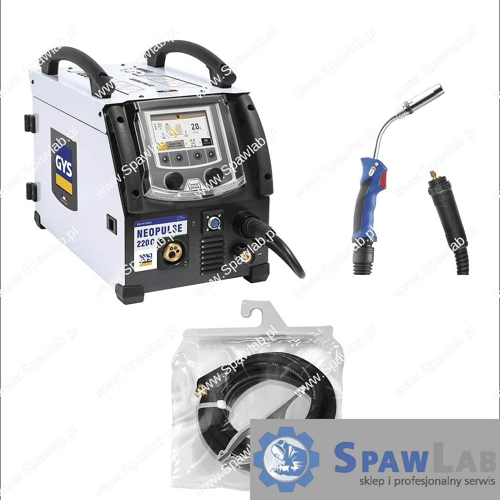 GYS Pakiet NEOPULSE 220 C A1, stal, spawarka MIG/MAG, nowa, Spawlab