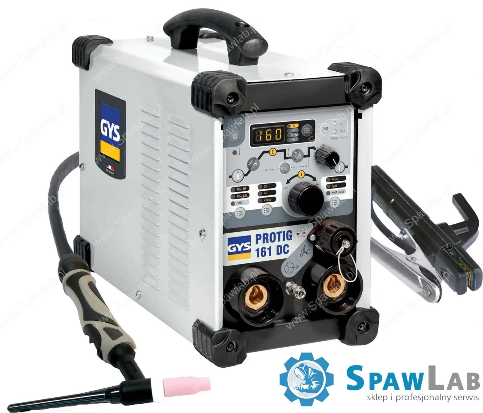 GYS PROTIG 161 DC (z akcesoriami) (TIG17B-4m), spawarka TIG, nowa, Spawlab