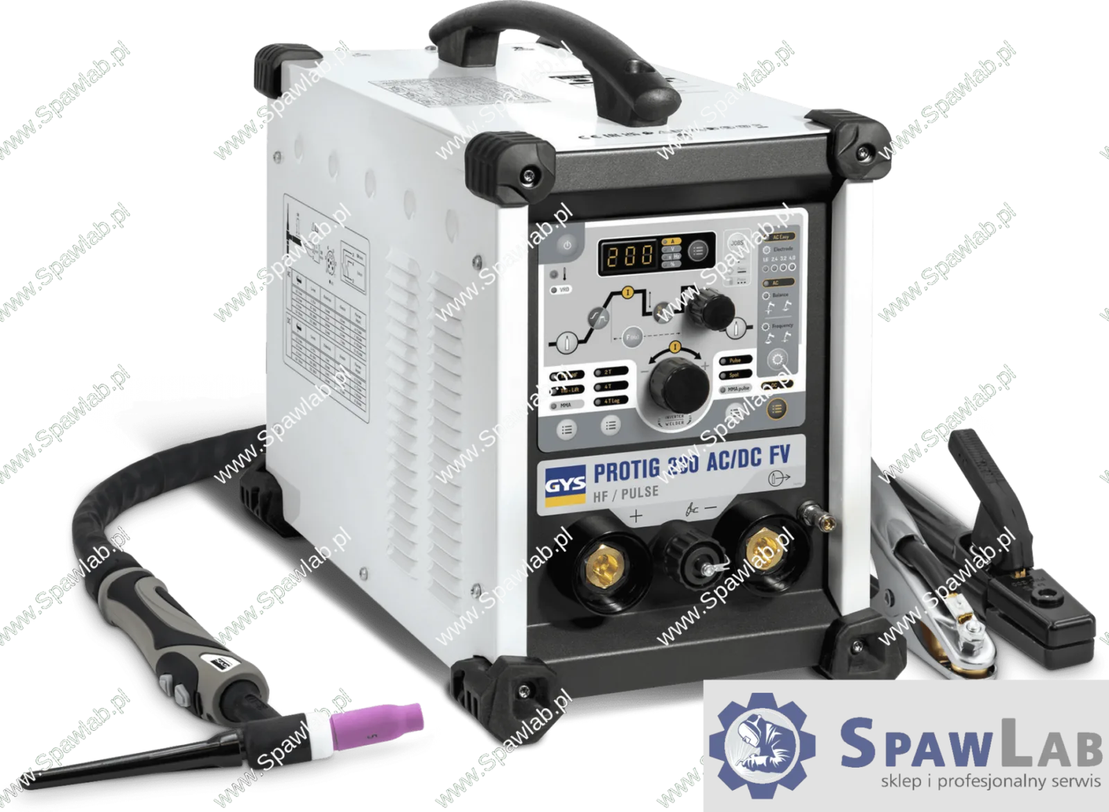 GYS PROTIG 230 AC/DC FV (z akcesoriami) (TIG26B-4m), spawarka TIG, nowa, Spawlab