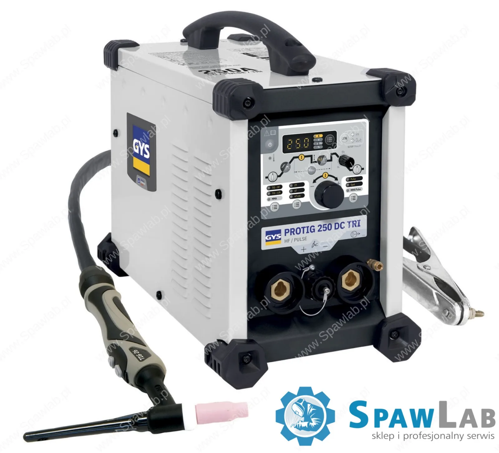 GYS PROTIG 250 DC TRI (z akcesoriami) (TIG26B-4m), spawarka TIG, nowa, Spawlab