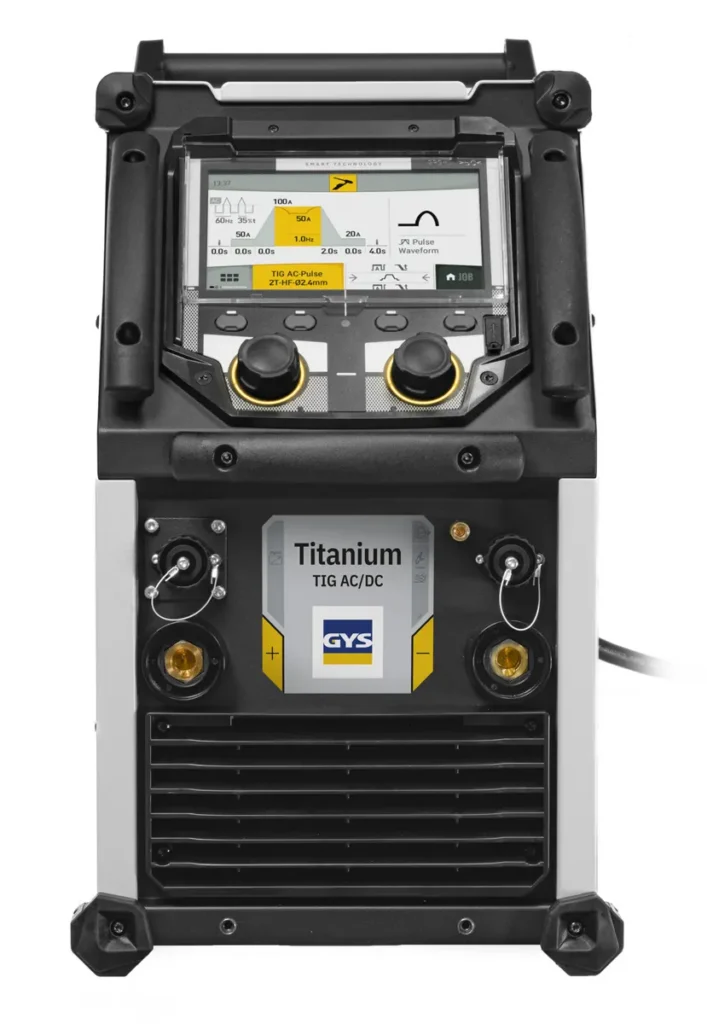 GYS TITANIUM 321 AC/DC TRI (bez akcesoriów), panel sterowania, Spawlab