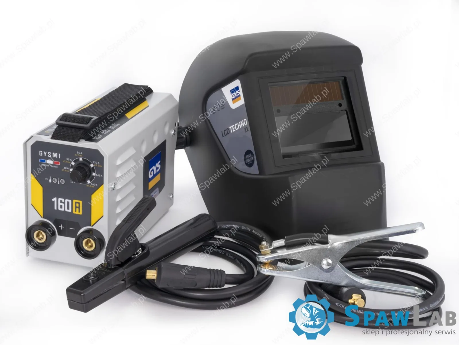 GYS Zestaw GYSMI 160A + przyłbica LCD 11 TRUE COLOR, spawarka MMA, 160 A, nowa, Spawlab