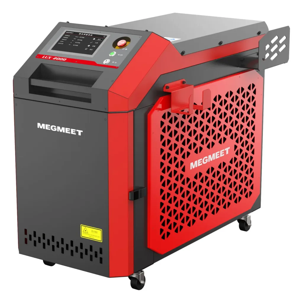 MEGMEET LUX 3000C, spawarka laserowa, widok z przodu, Spawlab