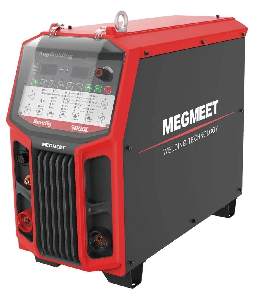 MEGMEET RevoTig 500 DC, widok z przodu, Spawlab