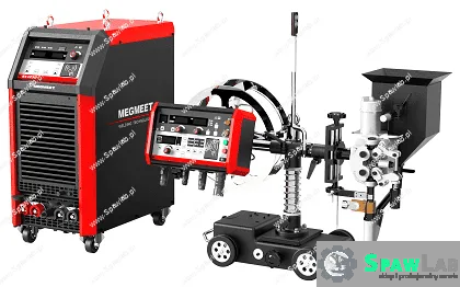MEGMEET Subtec 1250, zestaw SAW do drutu 1,6-3,0 mm, automat SAW, widok z przodu, Spawlab