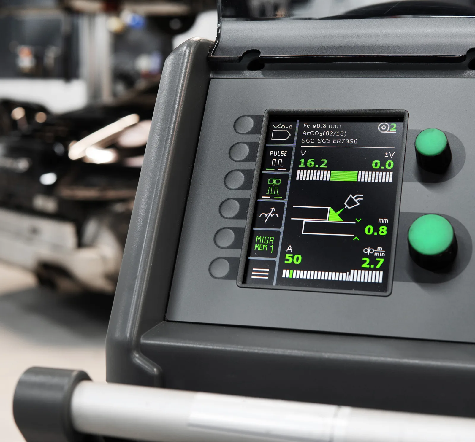 Migatronic Automig 270 SINGLE, panel sterowania, Spawlab