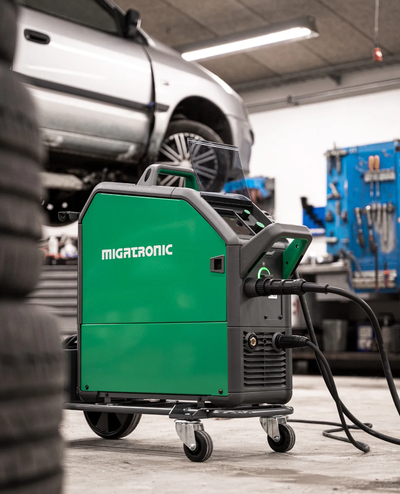 Migatronic Automig 270 SINGLE, w pracy, Spawlab