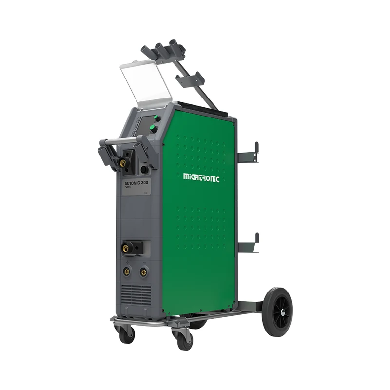 Migatronic Automig 300 Pulse DUO Boost, widok z przodu, Spawlab