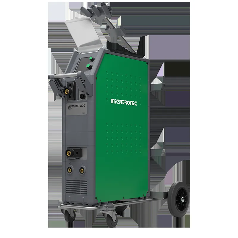Migatronic Automig 300 Pulse SINGLE, widok z przodu, Spawlab