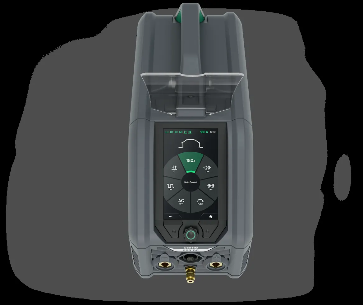 Migatronic CenTIG 200 DC, panel sterowania, Spawlab