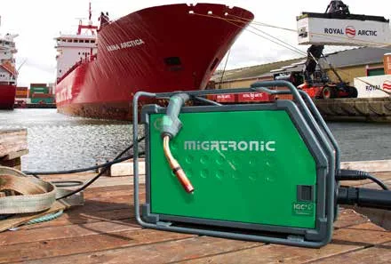 Migatronic Omega 300 Yard, w pracy, Spawlab