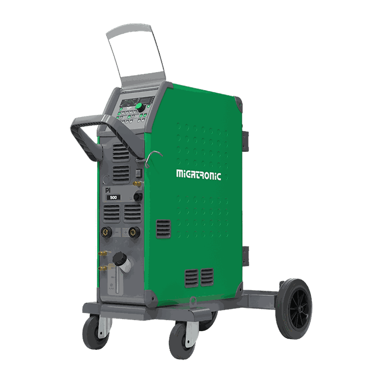 Migatronic PI 500 AC/DC, przemysłowa spawarka TIG do aluminium, Spawlab