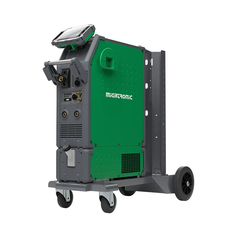 Migatronic Sigma Select 400 C-V Graphic Synergic, widok z przodu, Spawlab