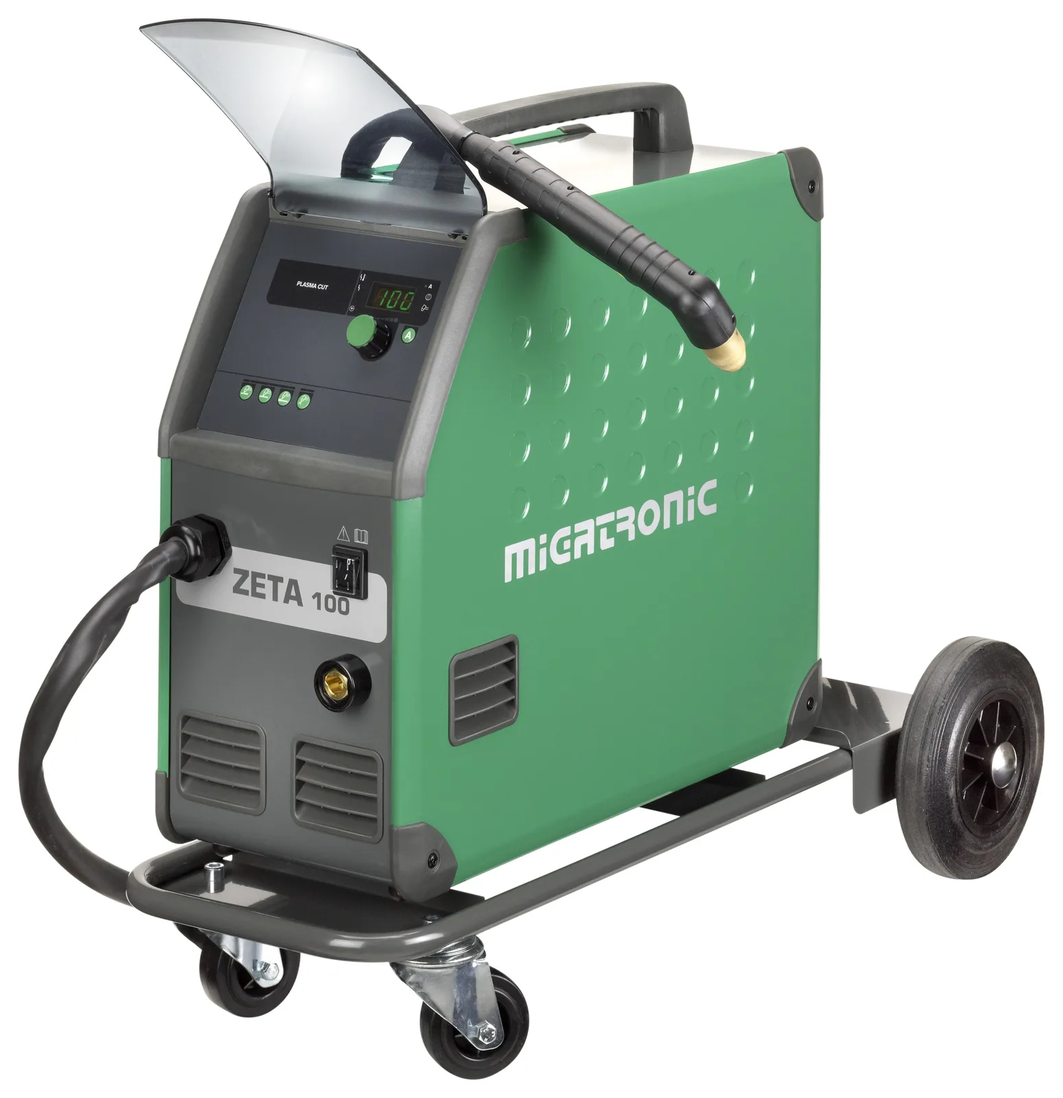 Migatronic Zeta 100 na wózku, Plazma, stanowisko, Spawlab