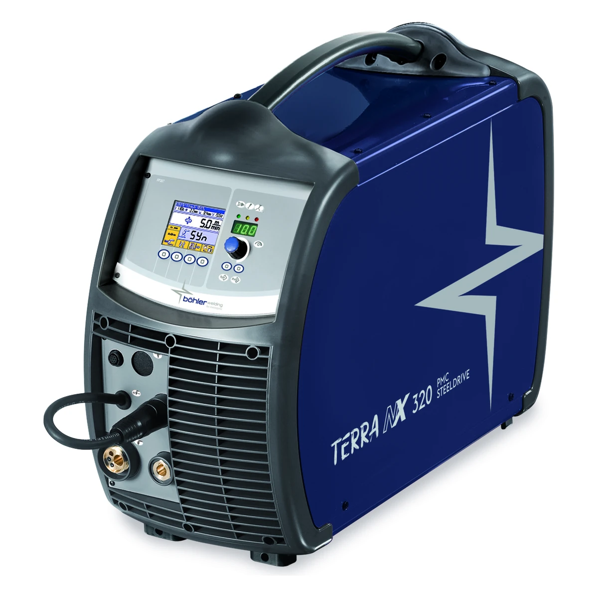 Böhler TERRA NX 320 PMC SteelDrive, zestaw gazowy, źródło bez chłodnicy, zdjęcie producenta