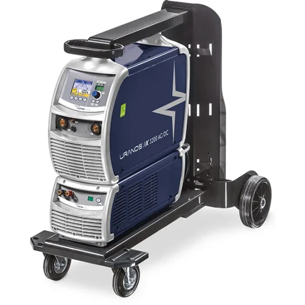 Böhler URANOS NX 3200 AC/DC, zestaw wodny, spawarka TIG, widok z przodu, Spawlab
