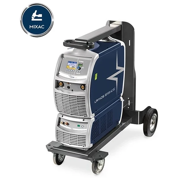Böhler URANOS NX 5000 AC/DC, zestaw wodny, spawarka TIG, widok z przodu, Spawlab