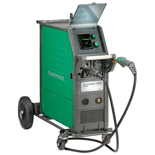 Migatronic Automig 300 Pulse SINGLE, widok z przodu, Spawlab