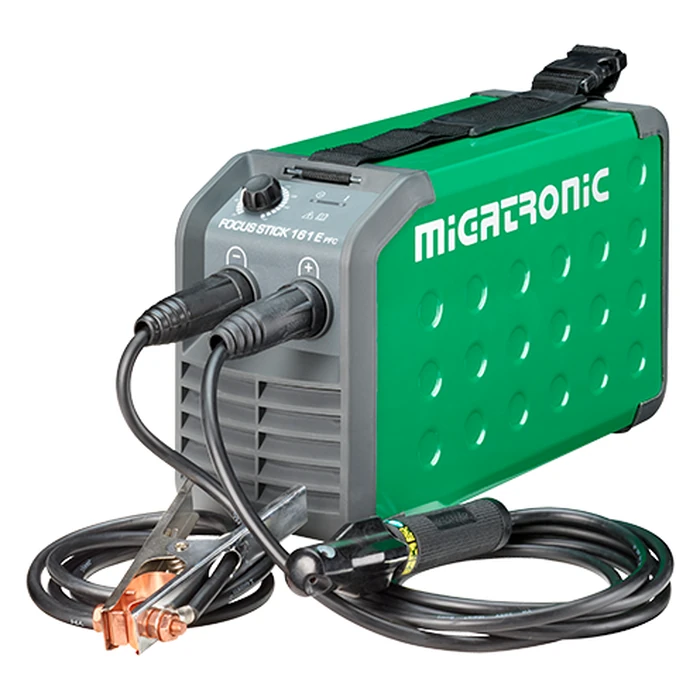Migatronic Focus Stick 161E z kablem elektrodowym i masowym, zdjęcie producenta