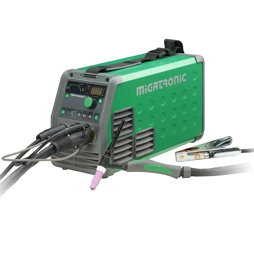 Migatronic Focus TIG 200 DC HP PFC, widok z przodu, Spawlab