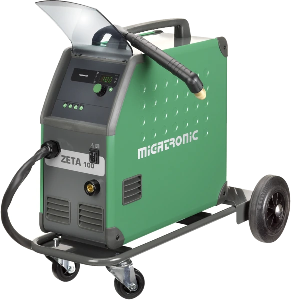 Migatronic Zeta 100 na wózku, Plazma, stanowisko, Spawlab